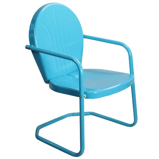 34" Outdoor Retro Tulip Armchair